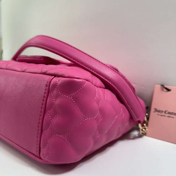 JUICY COUTURE BRIGHTER THAN A DIAMOND SHOULDER BAG JUICY PINK - Picture 7 of 10